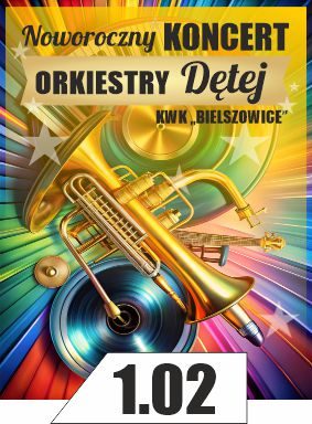 Grafika. Instrumenty dęte na kolorowym tle.